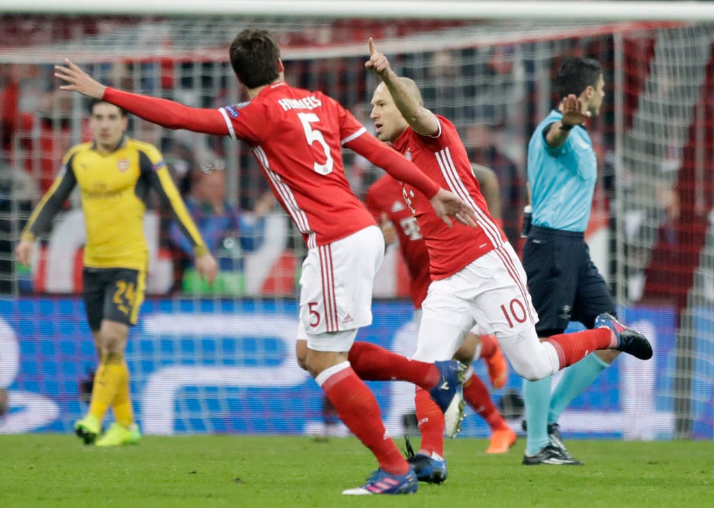 Bayern aplasta al Arsenal en duelo de ida