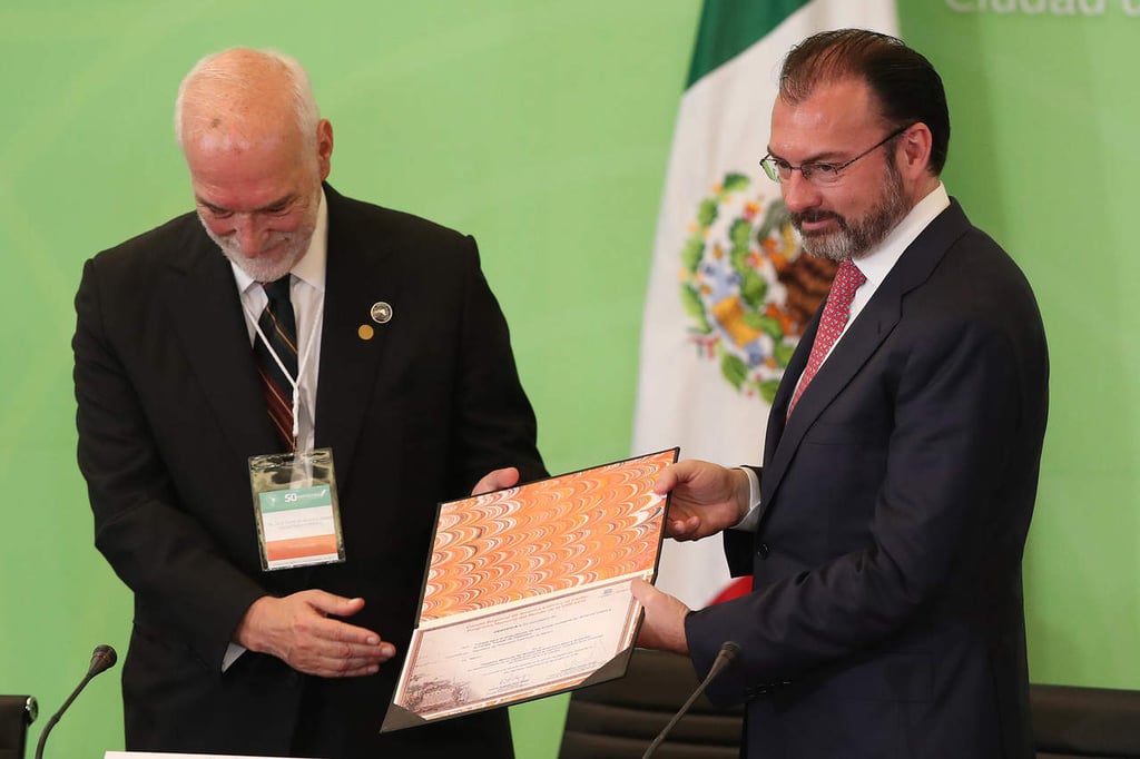 México y EU continúan trabajando por relación constructiva: Videgaray