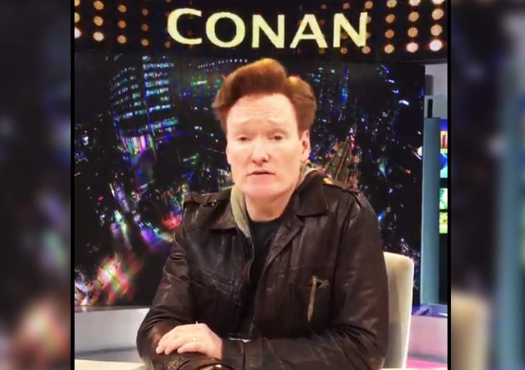 Presume Conan O'Brien su estudio en México
