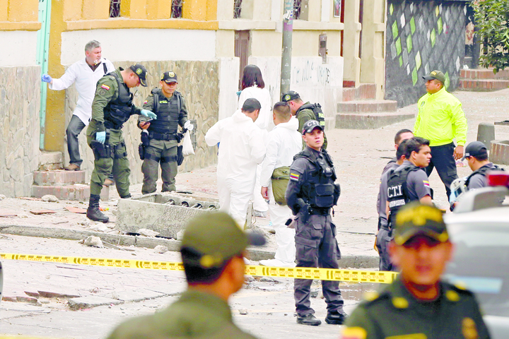 Explosión en Bogotá deja 26 lesionados