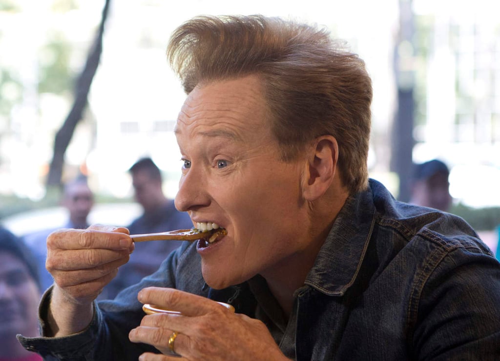 Sufre Conan O'Brien con salsa picante en México