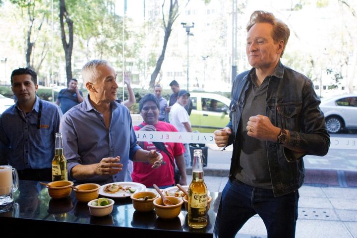 Conan O’Brien on goodwill tour of Mexico