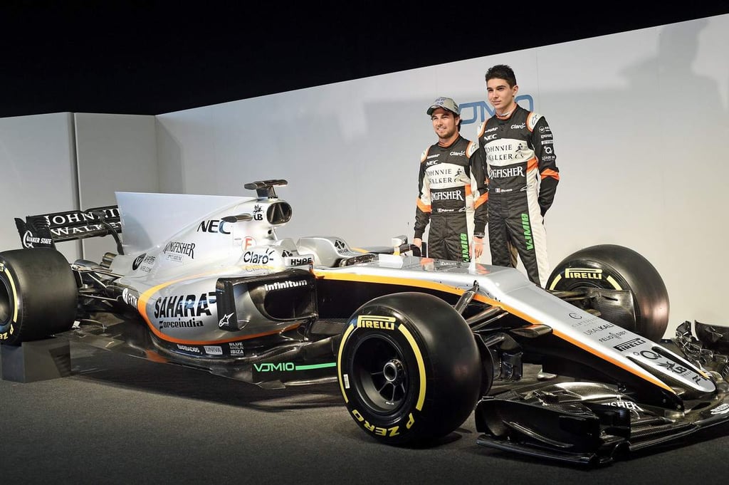 Checo Pérez presenta el nuevo VJM10 de Force India