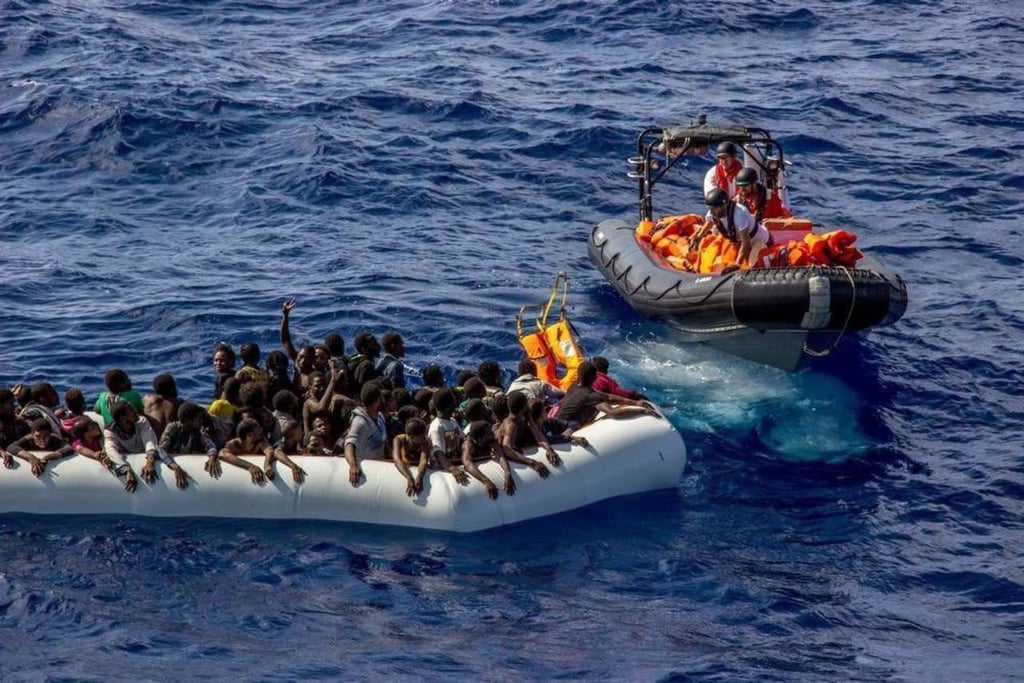 Rescatan a más de mil migrantes en 48 horas en el Mediterráneo