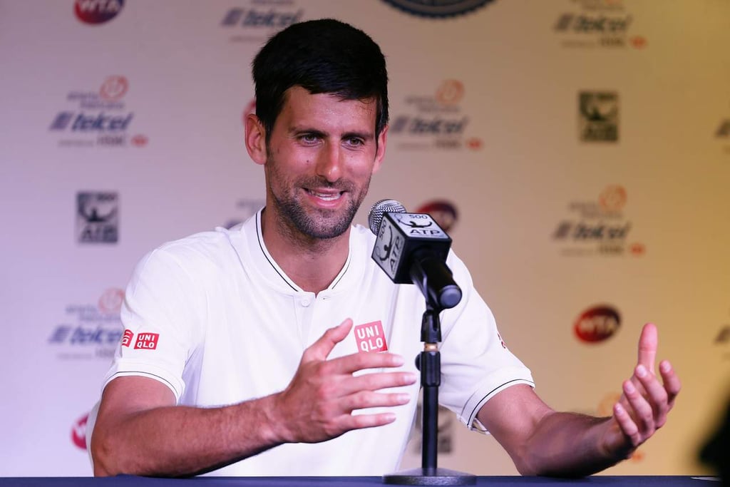 Novak Djokovic se dice feliz de participar en el Abierto Mexicano