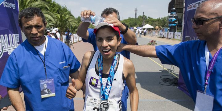 Erika Morales, primera mujer en 50 km de marcha