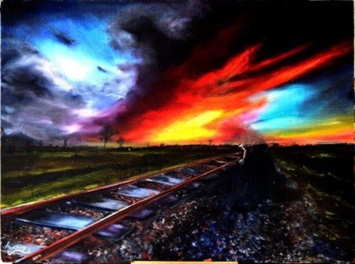 Colores de ocaso (pinturas de Gabriela Anahí Herrera)