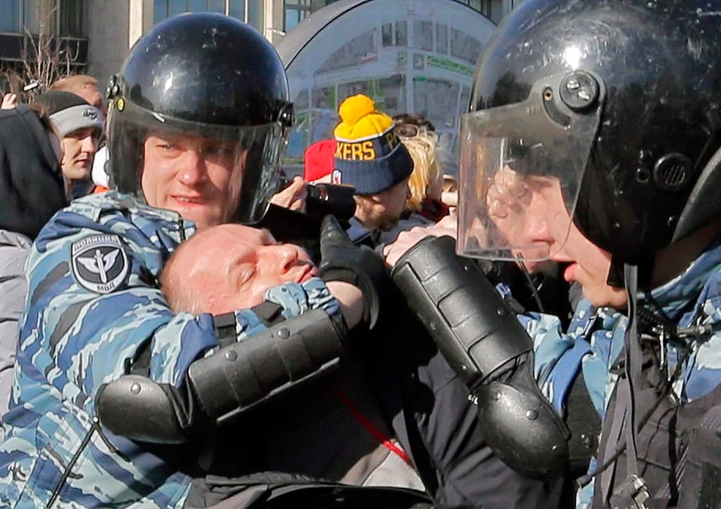 Defiende Rusia actuación contra manifestantes opositores
