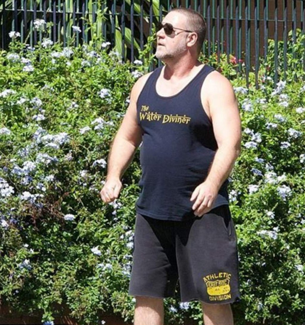 Sorprende cambio físico de Russell Crowe