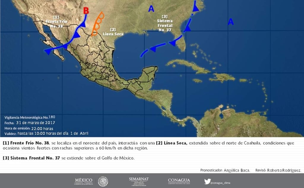 Prevén fuertes tormentas y granizadas para Coahuila