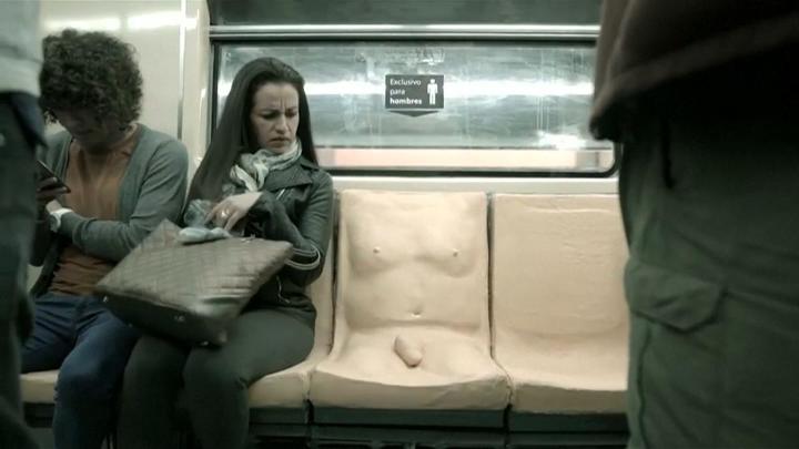 Anti-Harassment Campaign Startles Mexico City Subway Riders