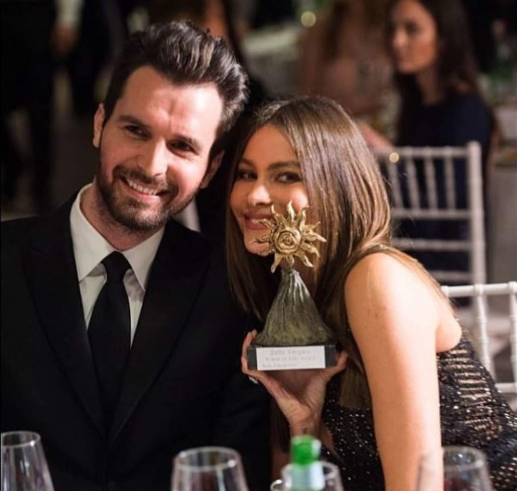 Captan a Vergara con 'misterioso' acompañante