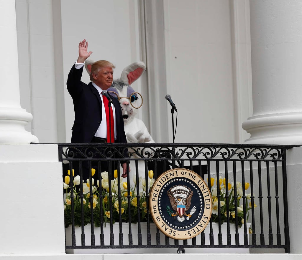 Encabeza Trump festival de Pascua en la Casa Blanca