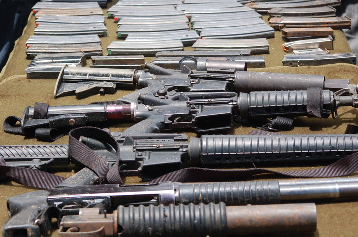 Militares aportan más en decomiso de armas