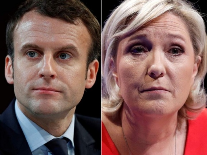 Macron y Le Pen, por la presidencia