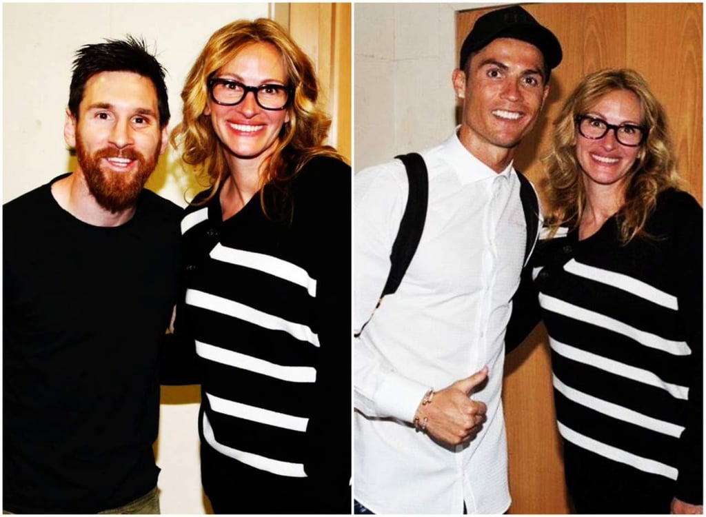 Julia Roberts visita al Real Madrid