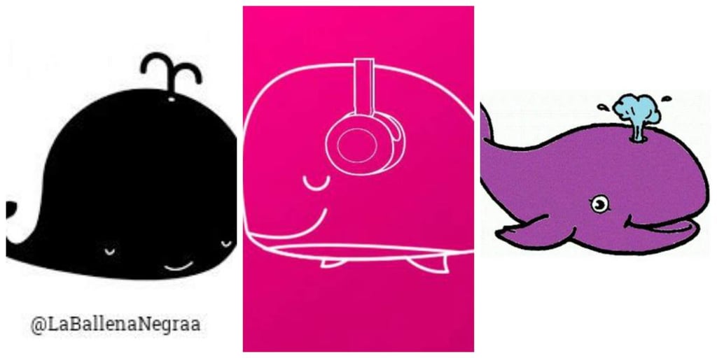 'Nadan' ballenas de colores en las redes sociales