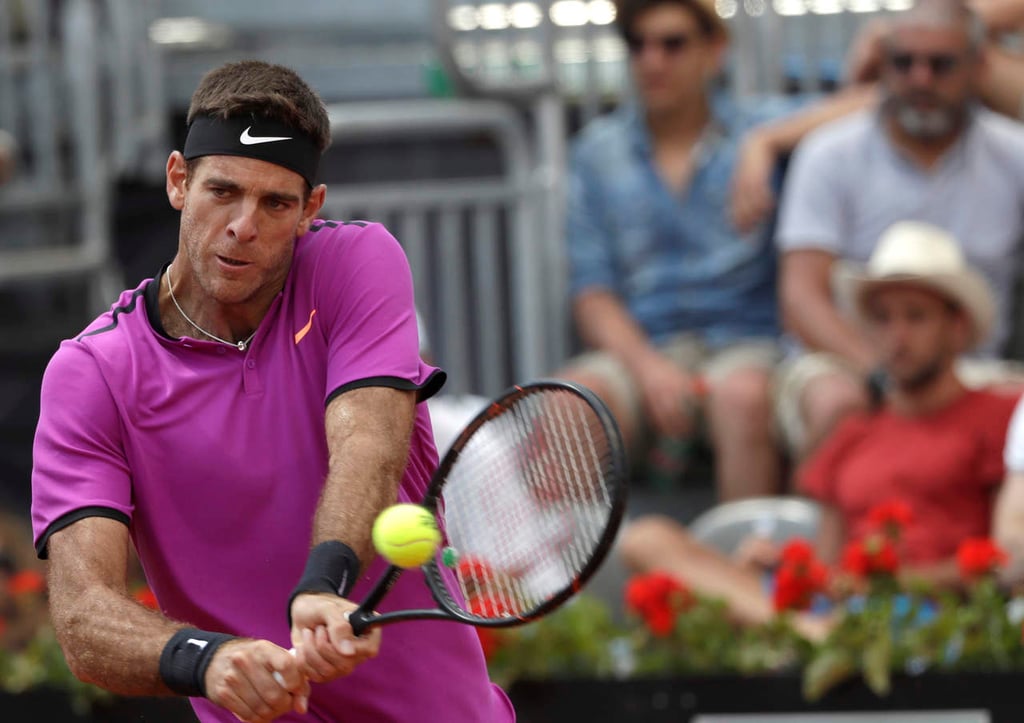 Del Potro avanza en Masters de Roma