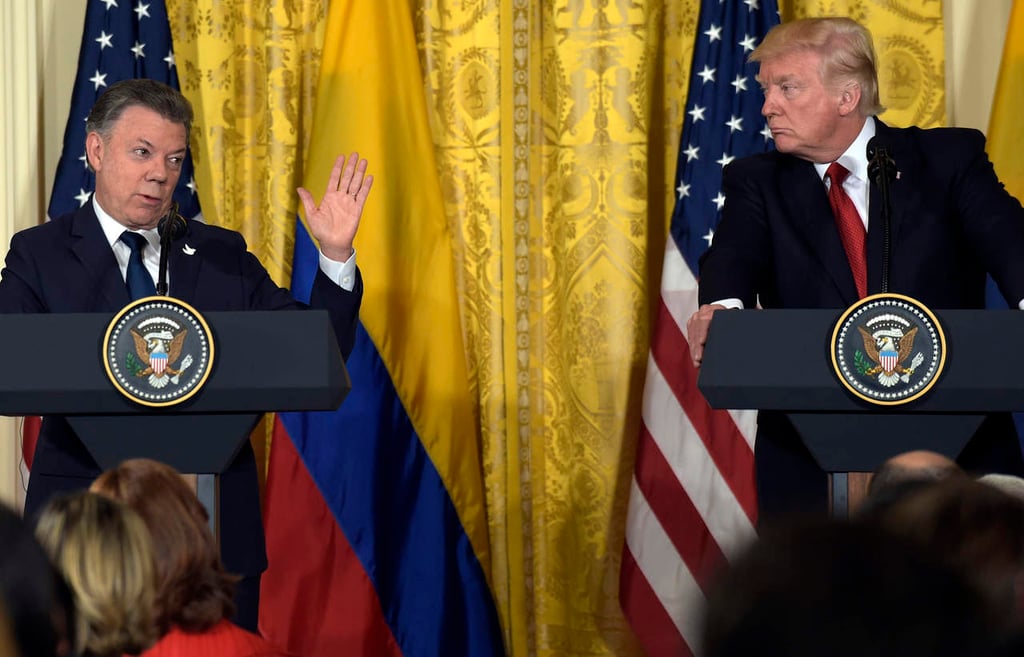 Critica presidente de Colombia muro fronterizo ante Trump