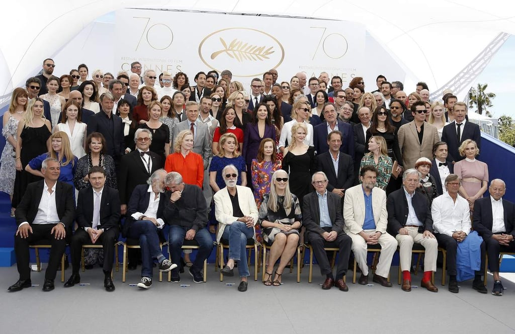 Mexicanos posan en foto histórica de Cannes