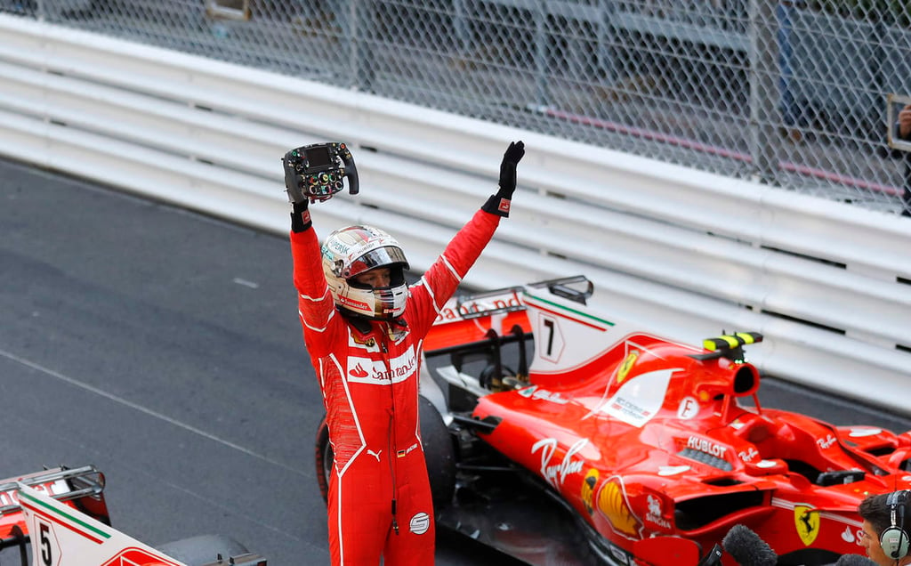 Sebastian Vettel  gana el Gran Premio de Mónaco