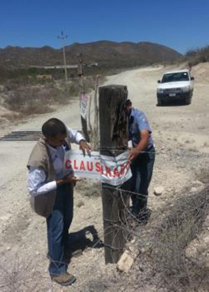 Clausura Profepa mina en Cuencamé