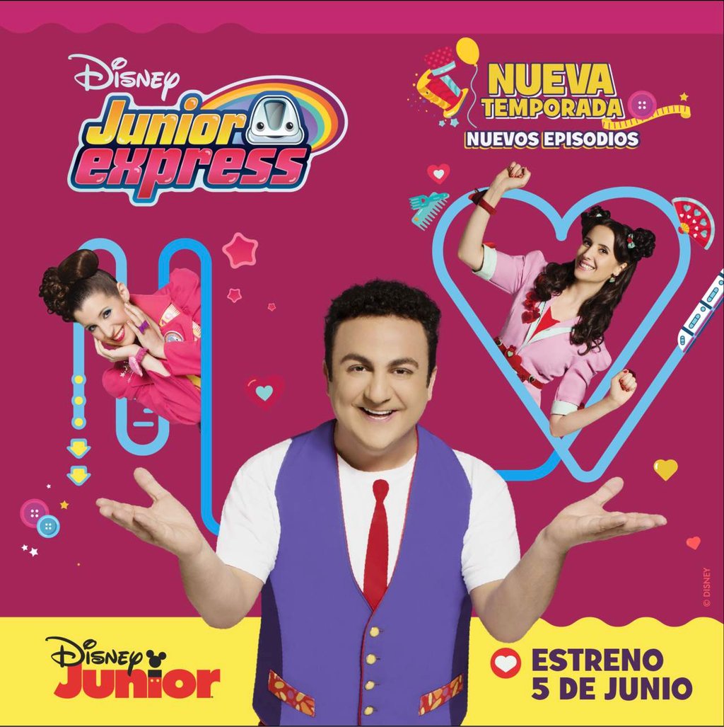Anuncia Disney estreno de nueva temporada de Junior Express