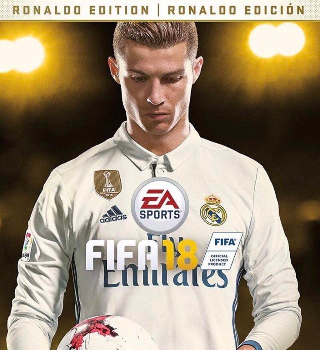 Cristiano Ronaldo será portada del FIFA 18