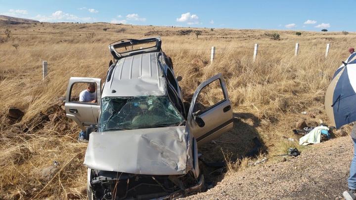 Mueren padre e hija en accidente carretero