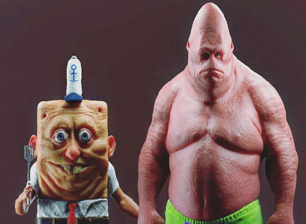 La versión de Bob Esponja que podría dar pesadillas