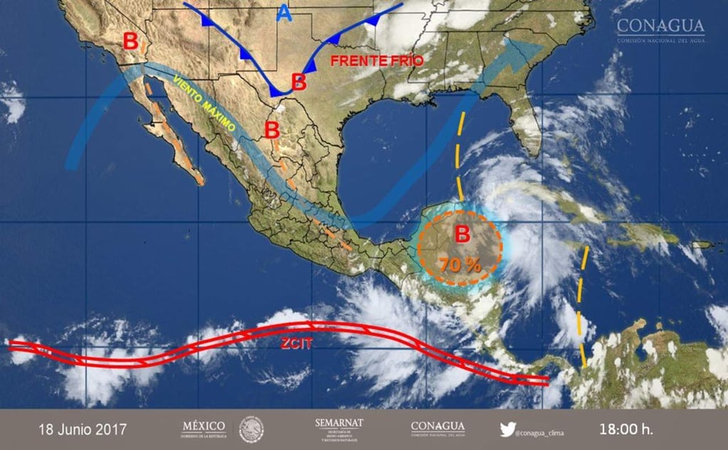 Se forma tormenta tropical número 2 lejos de costas nacionales