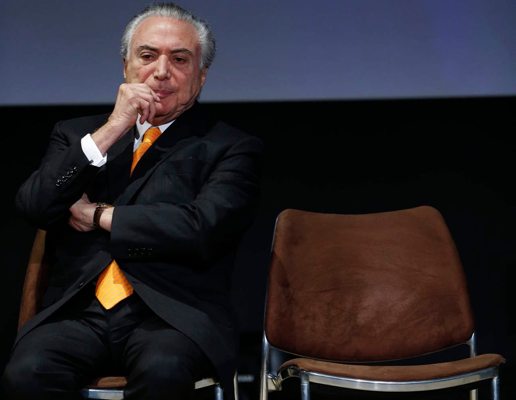 Ve policía de Brasil indicios de que Temer incurrió en corrupción pasiva