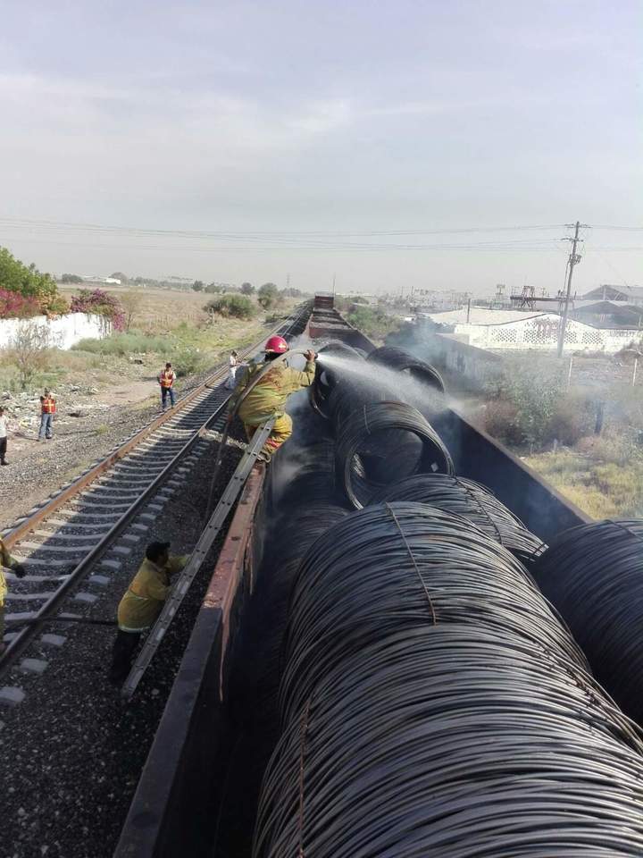 Se incendia un vagón del tren