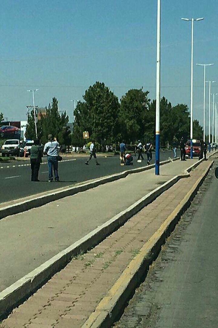 Recreación de accidente en bulevar Francisco Villa causa alarma