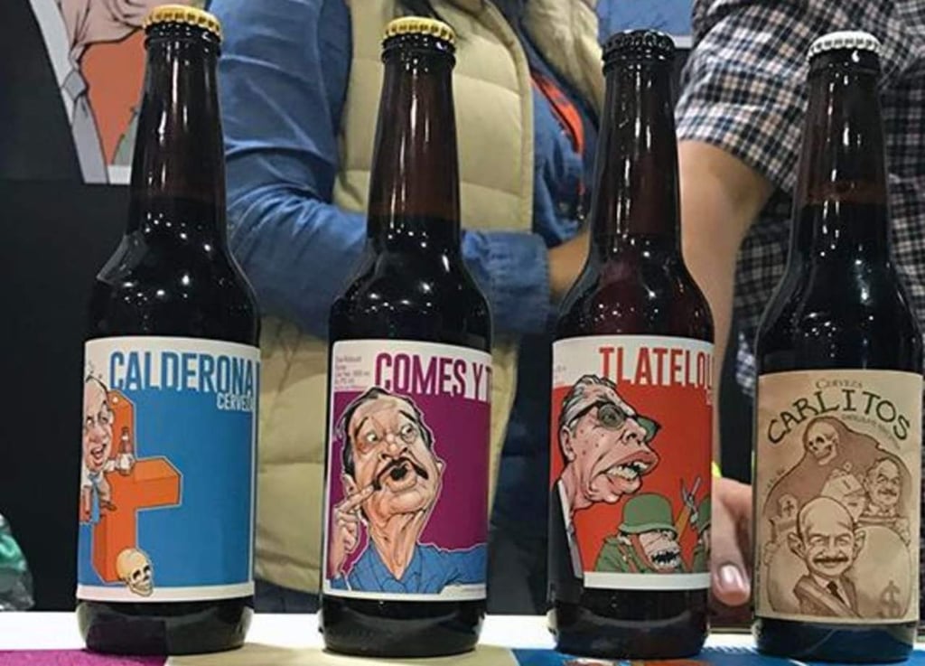 Cervecería artesanal mexicana se 'burla' de presidentes con humor