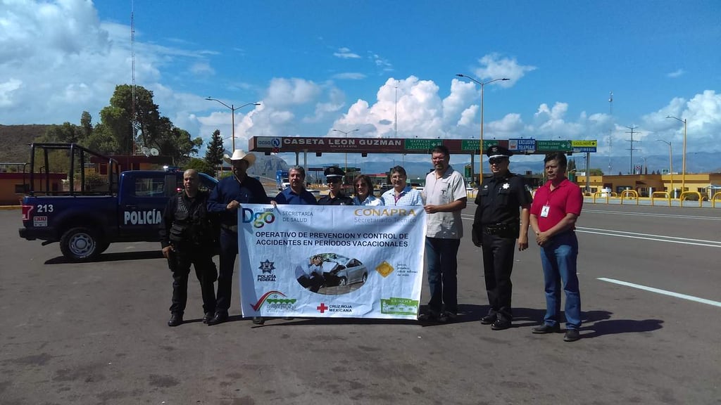 Inicia operativo de prevención de accidentes en caseta León Guzmán