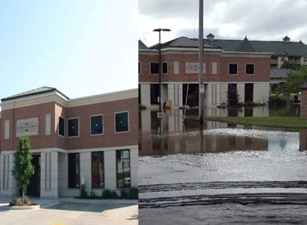 Inundación destruye todos los billetes de un banco