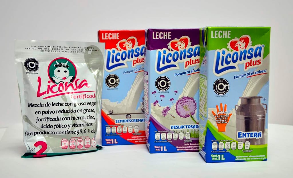 Sin cambios, precio de leche Liconsa durante 2017