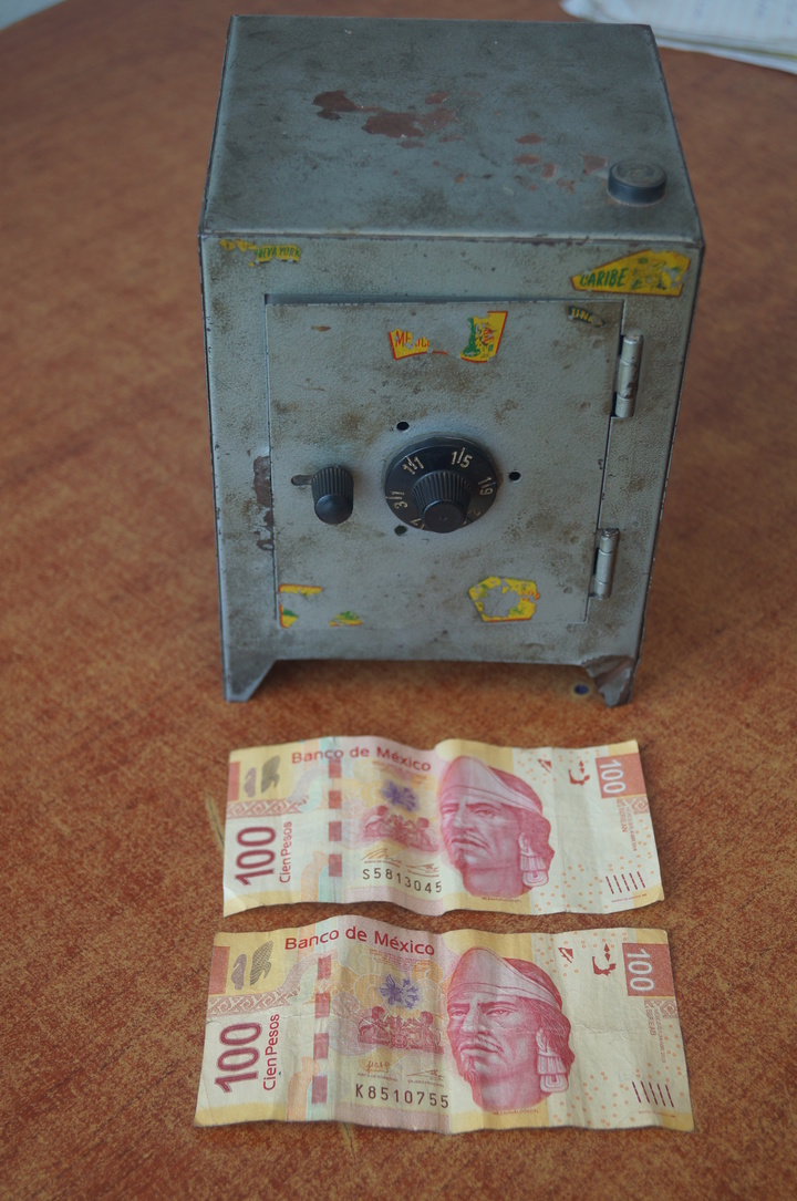 Se robó una caja fuerte
