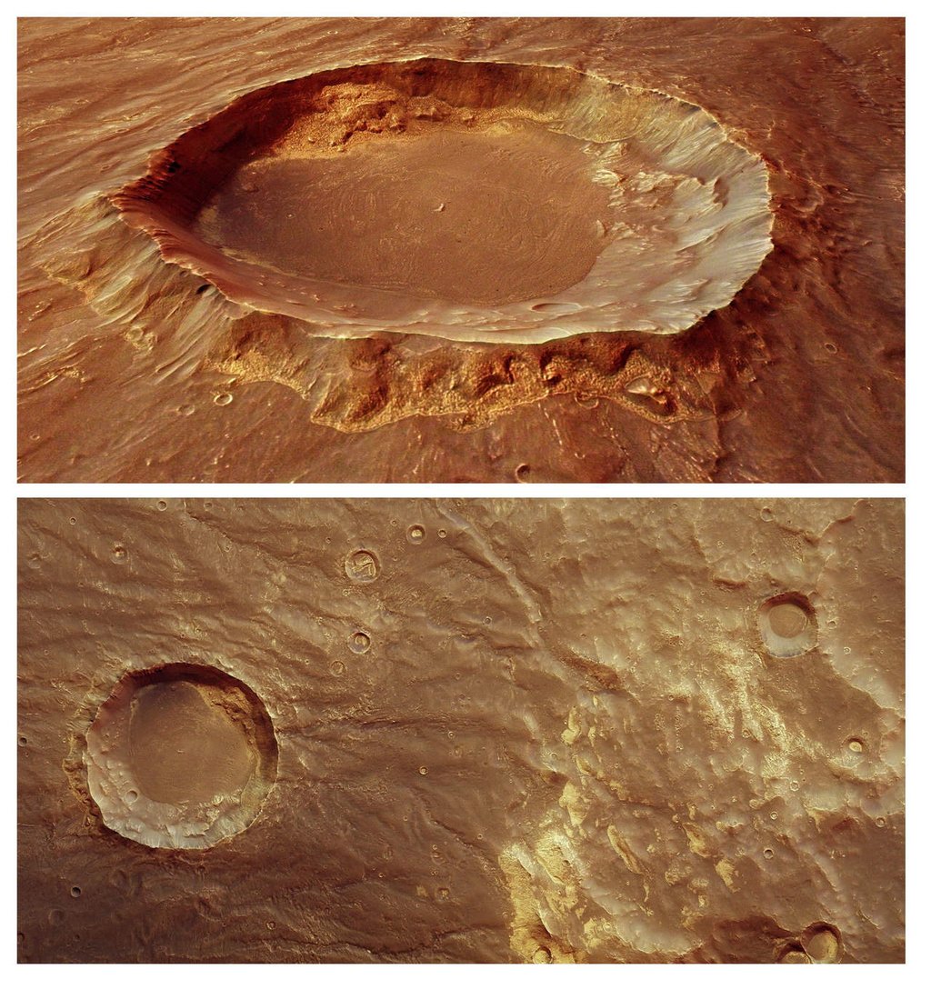 Muestran el pasado volcánico y tectónico de Marte
