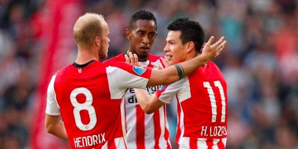 Anota 'Chucky' Lozano en su debut con el PSV Eindhoven