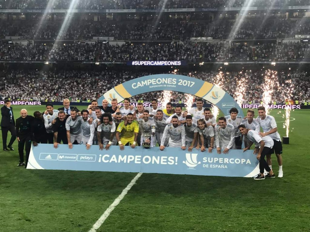 Vence Real Madrid al Barcelona y es campeón de la Supercopa de España