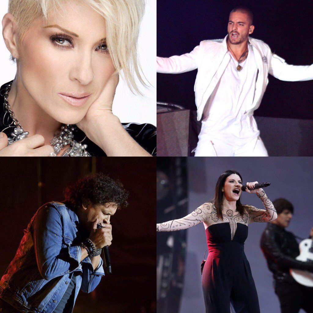 Pausini ,Yuri, Maluma y Carlos Vives, los coaches de La Voz