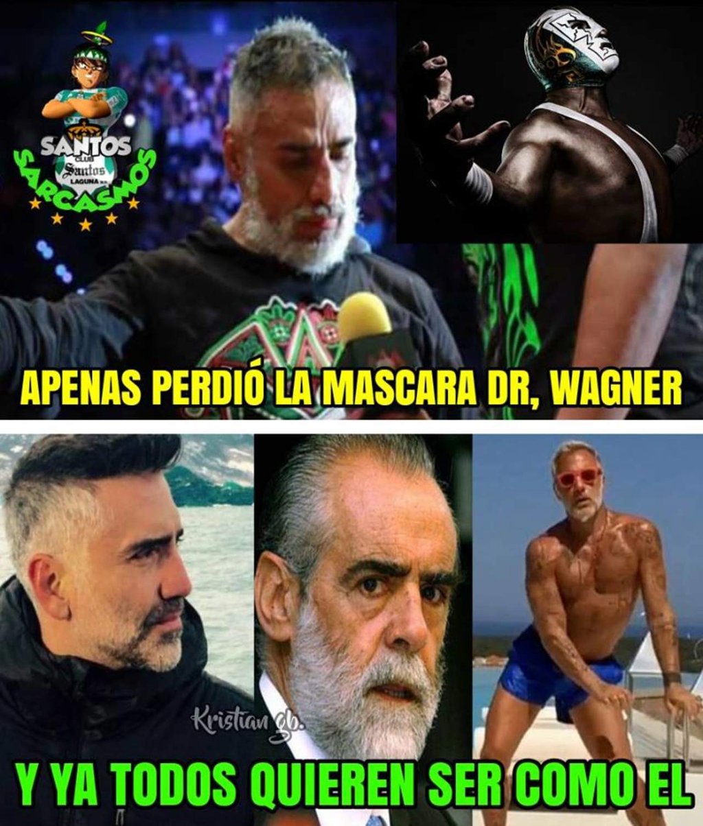 Causa sensación Wagner Jr sin máscara