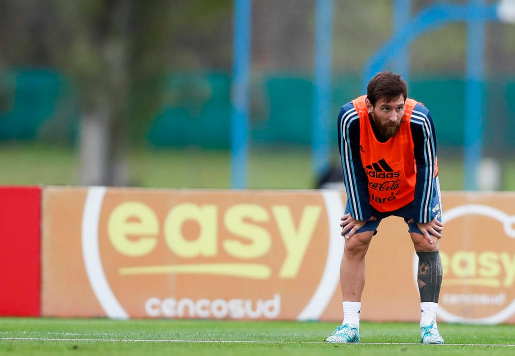 Argentina entrena con Messi y Mascherano