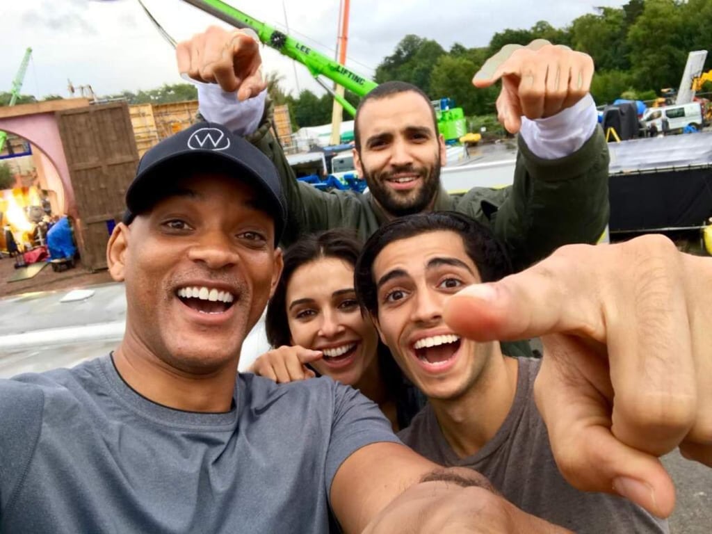 Elenco de 'Aladdin' comparte foto del inicio de la filmación