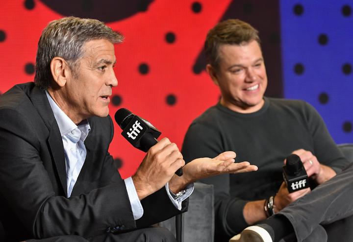 Clooney y Damon presentan ‘Suburbicon’