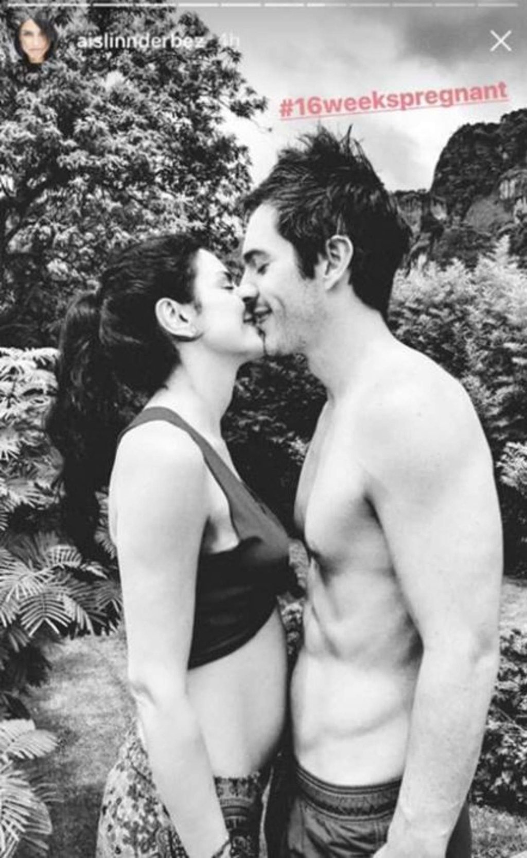 Aislinn Derbez luce su embarazo