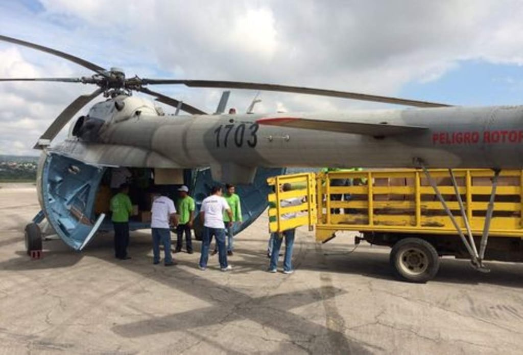 Se desploma helicóptero con ayuda humanitaria en Chiapas