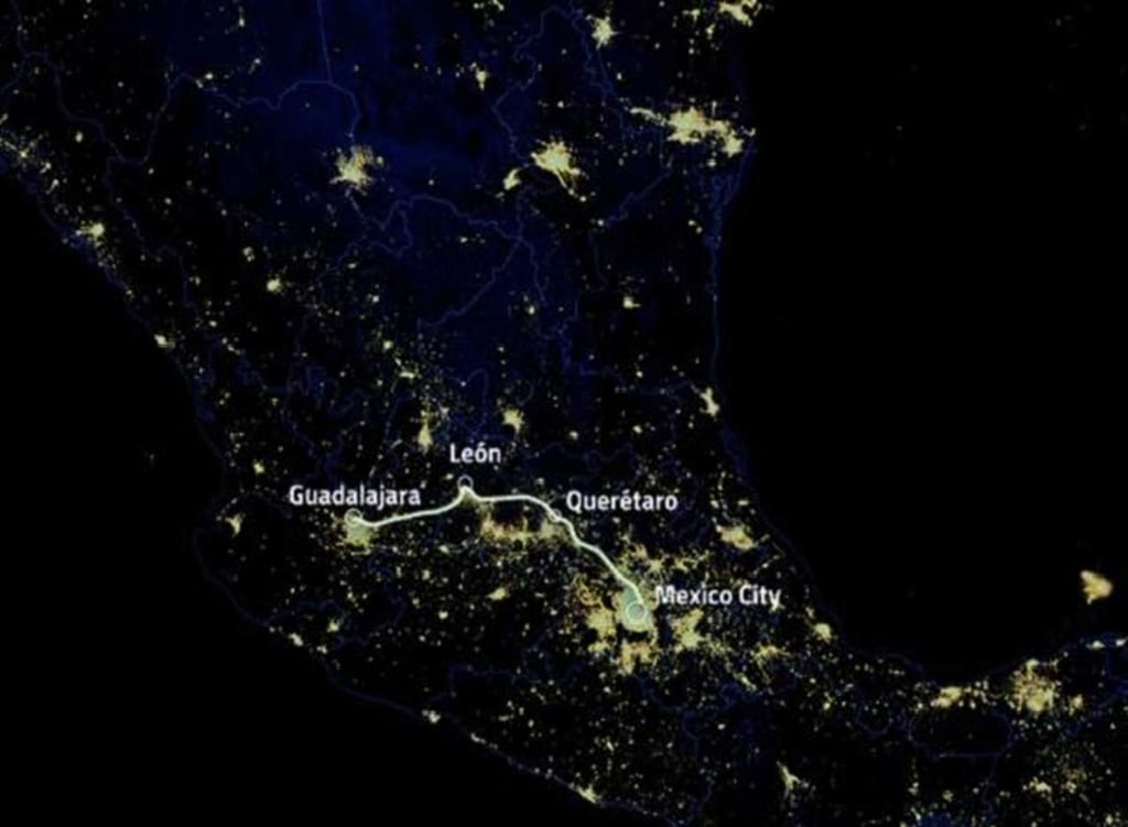 Mexloop, el tren que pondrá a la CDMX y Guadalajara a 38 minutos de distancia